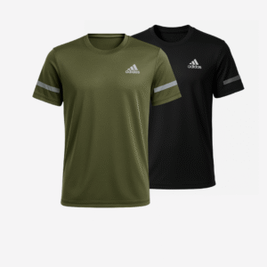 Pack of 2 Shirts (Olive & Black)