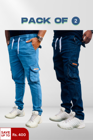 Pack of 2 | Navy & Sky Blue